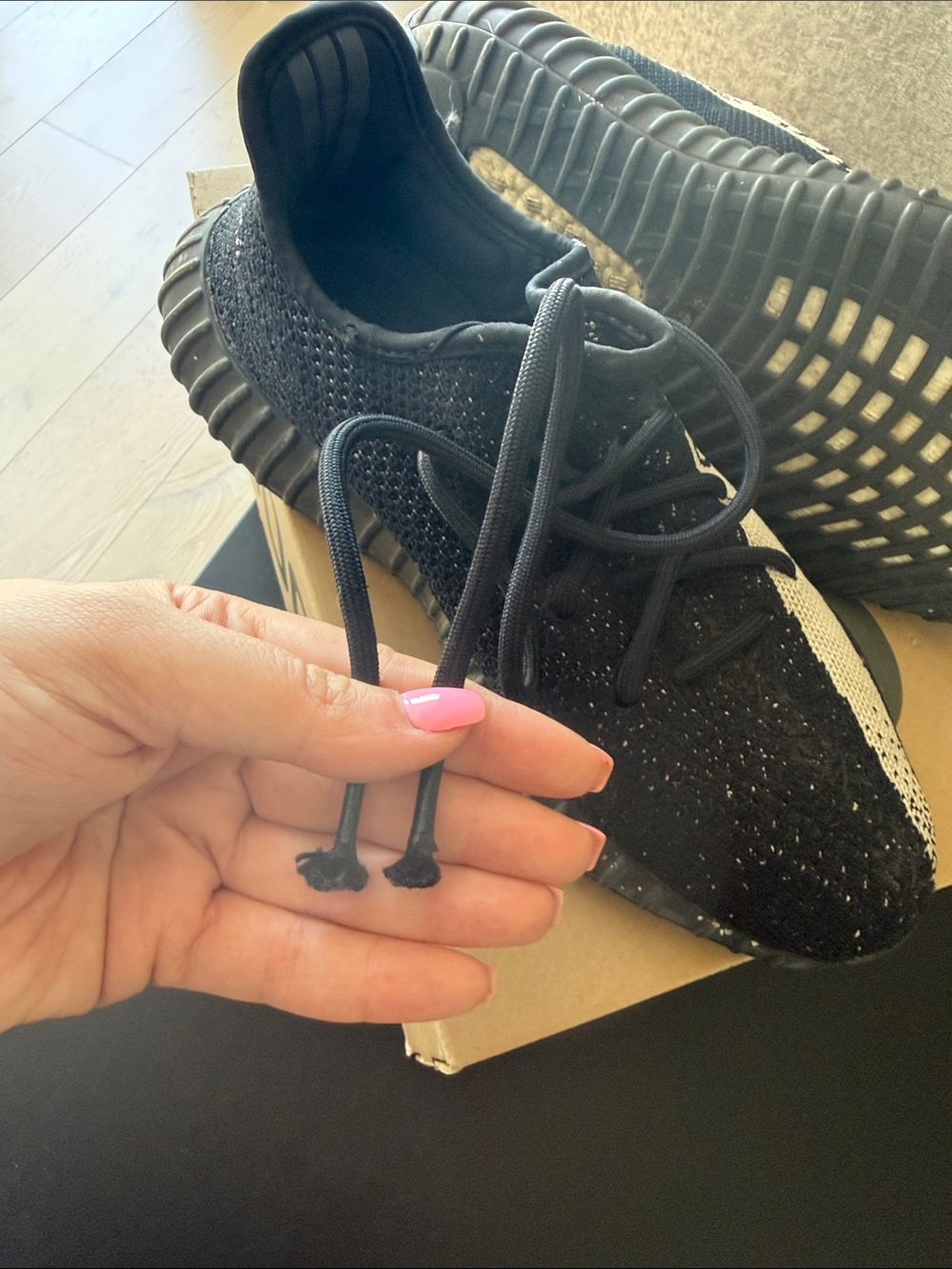 adidas Kids Black and White Sneakers SPLY-350 Style - Picture 4 of 4